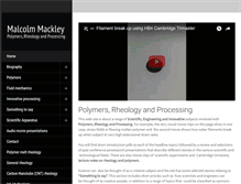 Tablet Screenshot of malcolmmackley.com